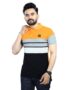 MANSLOOK Regular Fit Striped Polo T-Shirts