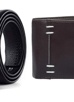 mens wallet combo belt