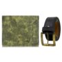 MANSLOOK Mens Combo of Artificial Leather Wallet & Belt FZ-WL16-BL01