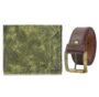 MANSLOOK Mens Combo of Artificial Leather Wallet & Belt FZ-WL16-BL02
