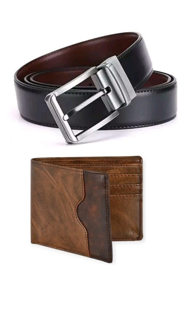 mens belt combo gift set