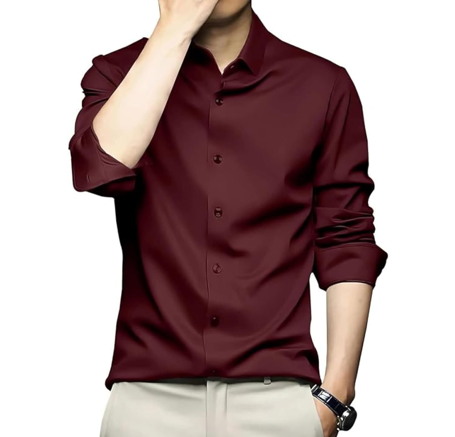 menʼs formal office shirts