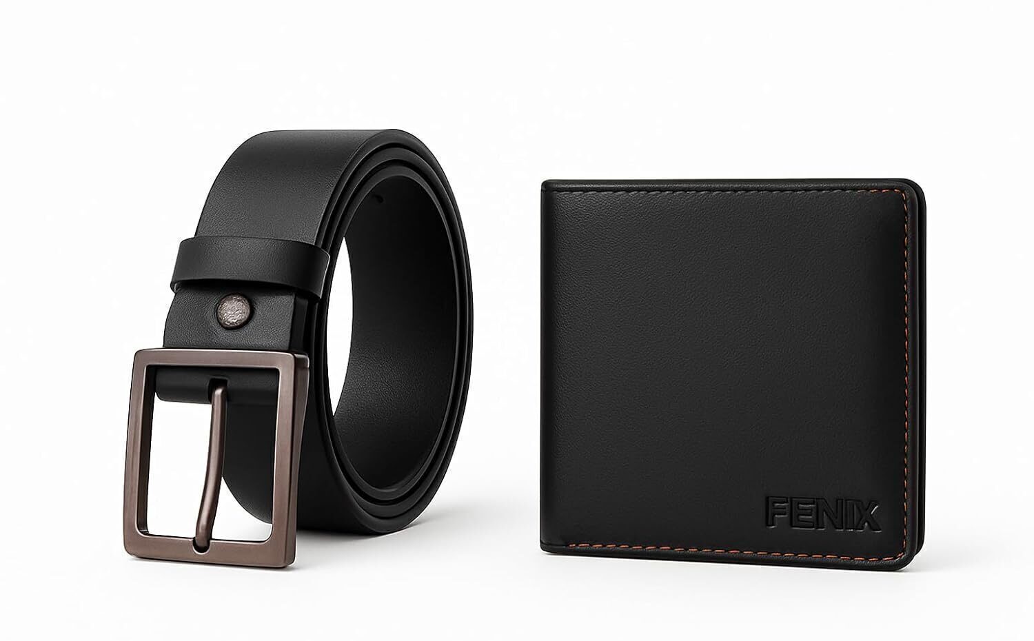 mens belt combo gift set