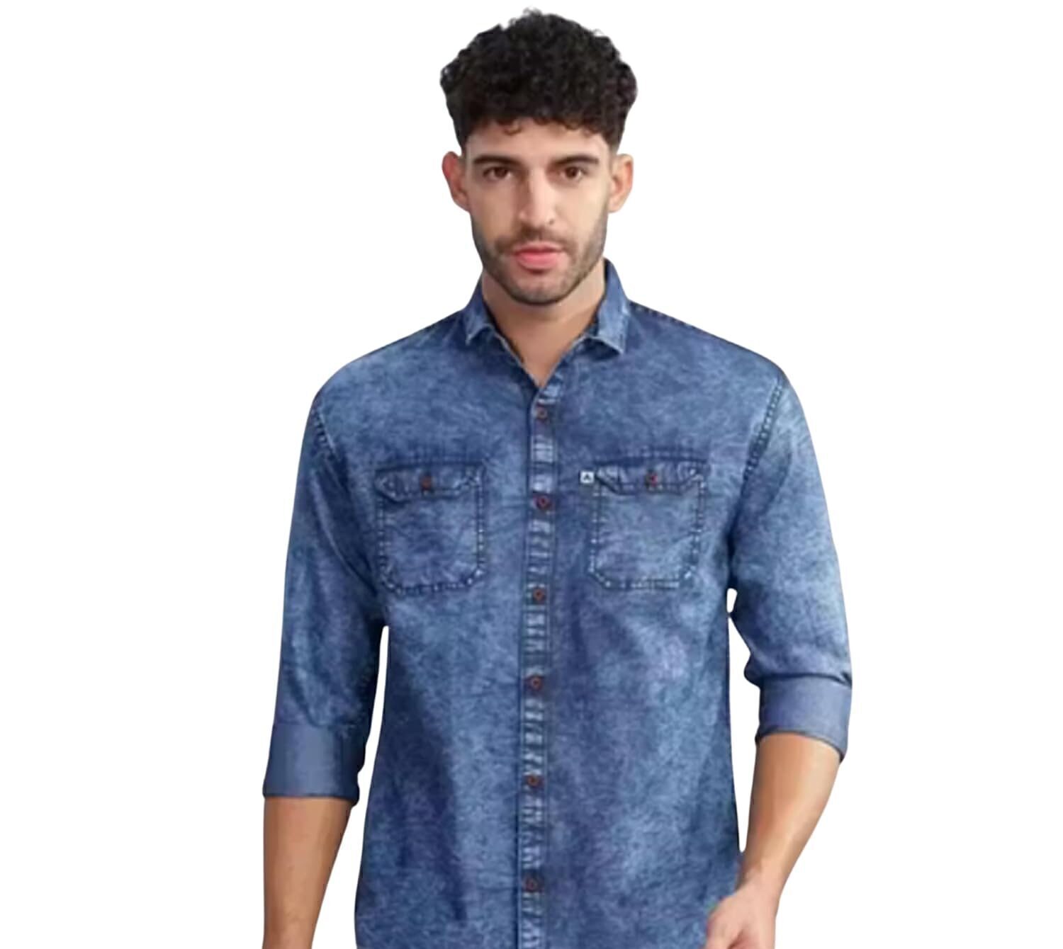 men denim shirts