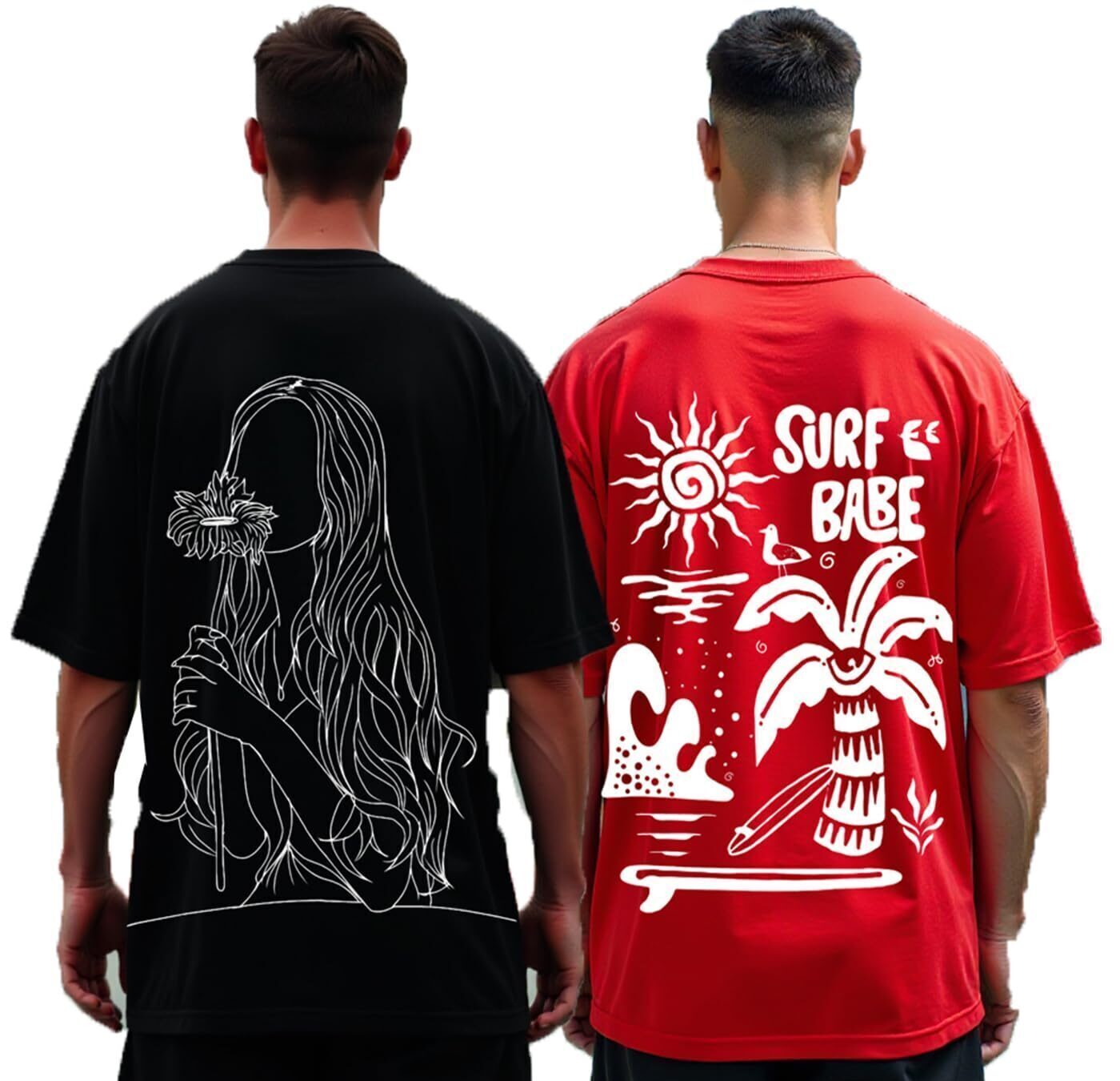 men printed tshirt combo