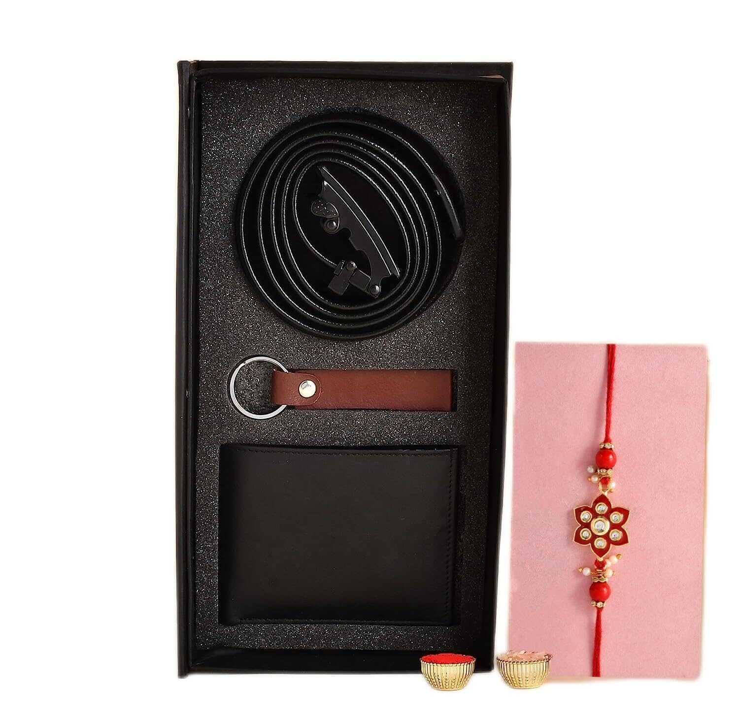 mens belt combo gift set