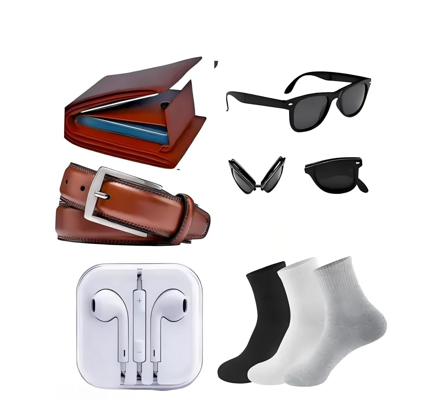 mens belt combo gift set