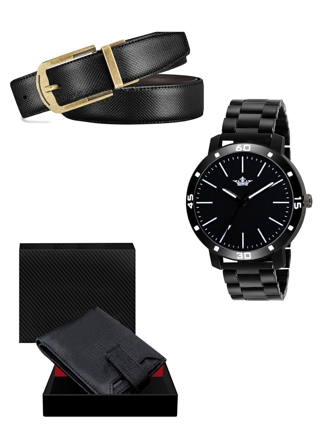 mens belt combo gift set