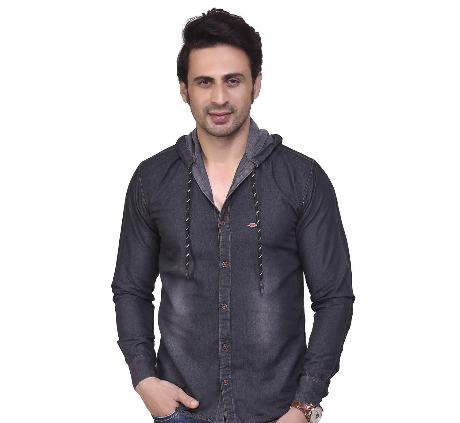 men denim shirts