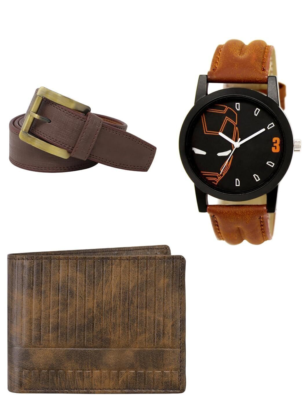 mens belt combo gift set