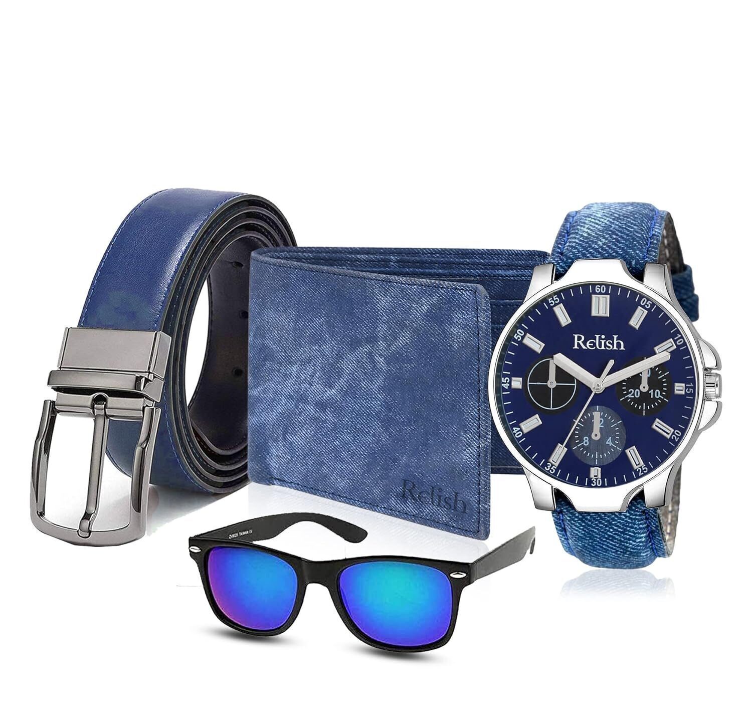 mens belt combo gift set