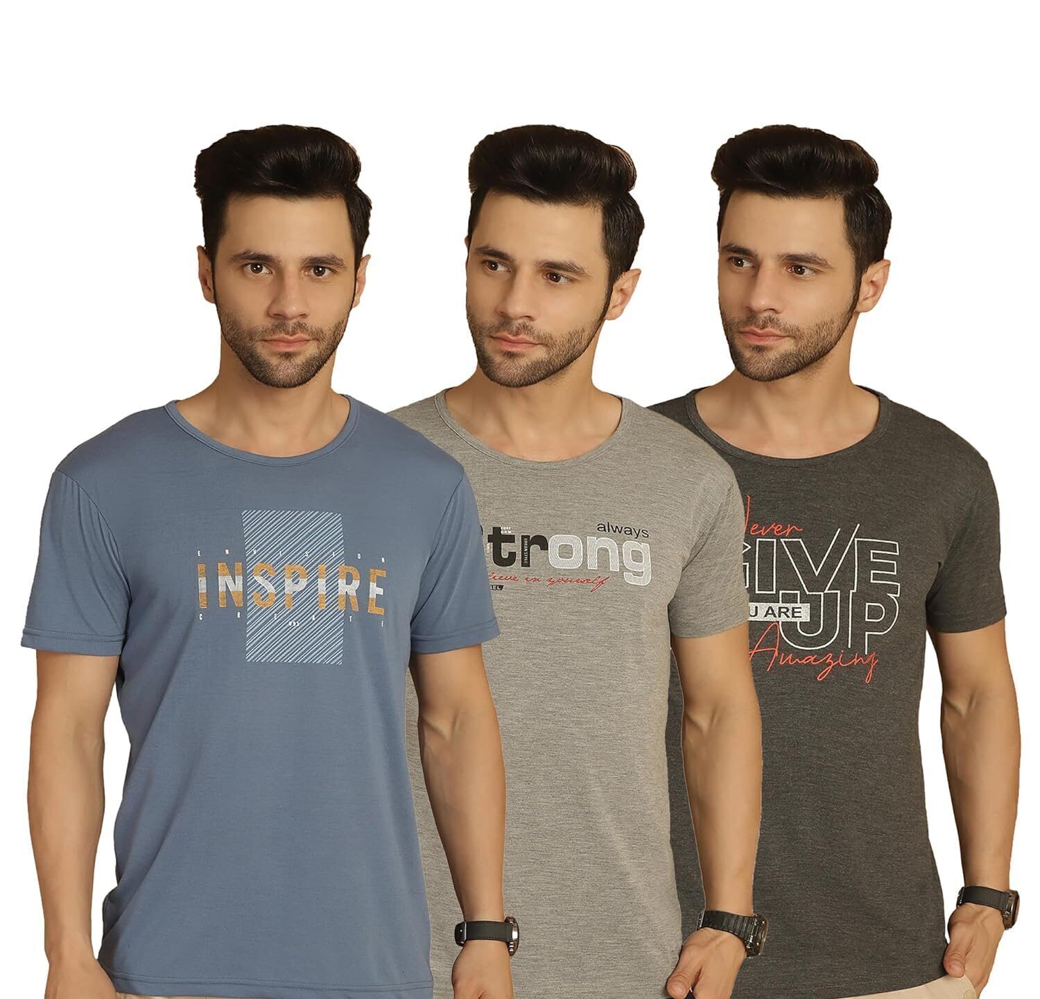 men printed tshirt combo