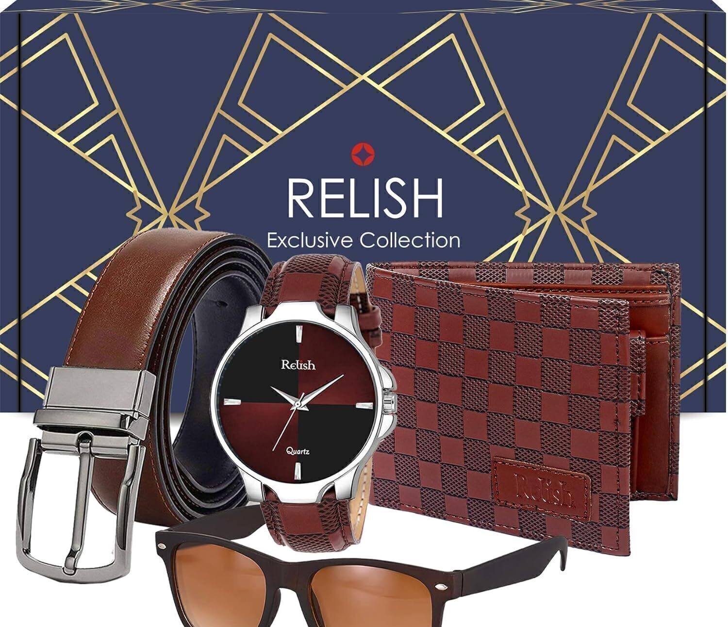 mens belt combo gift set